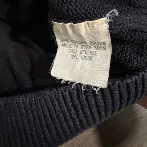 Titleist Black V-Neck Sweater Classic Knit Pullover - Picture 3 of 4